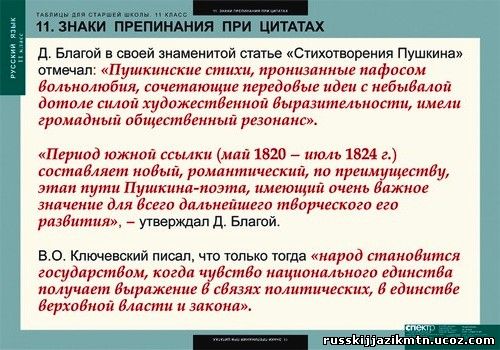 Пунктуация в предложениях с цитатами Пунктуация в предложениях с цитатами